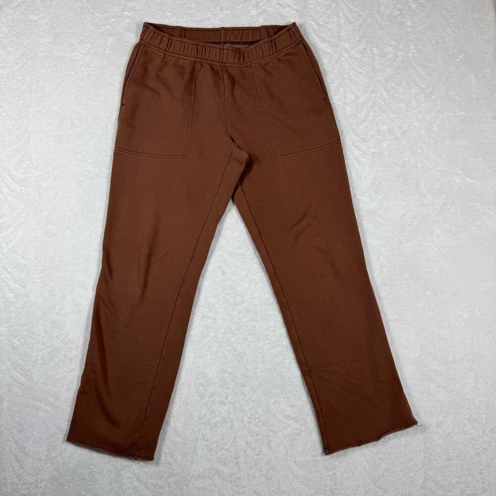 Aerie Women's Small Straight Leg Sweatpants Brown Loungewear Activewear Cotton